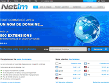 Tablet Screenshot of netim.fr